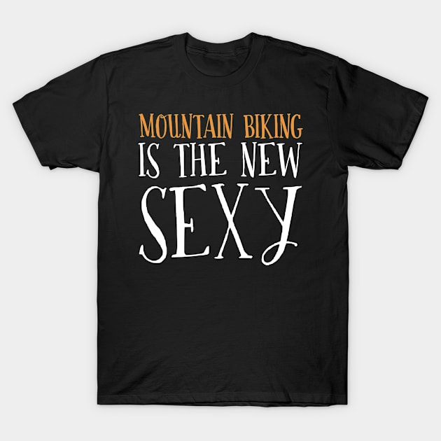 Gifts For Mountain Biking Lovers T-Shirt by divawaddle